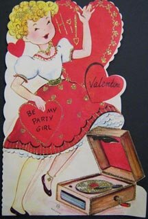 Valentine's Day Card - Party Girl